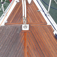Wood Boat Polishing and Varnish Application